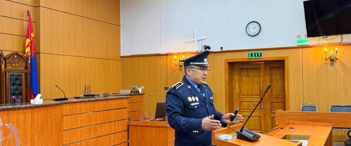 Шүүгчийн бие хамгаалах тусгай хэрэгслүүдийн хэвийн ажиллагаа, түүний хадгалалт, хамгаалалт сэдэвт сургалтад хамрагдлаа